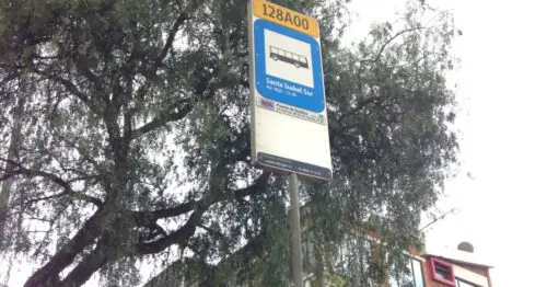 PARADERO SITP BARRIO SANTA ISABEL SUR  128A00